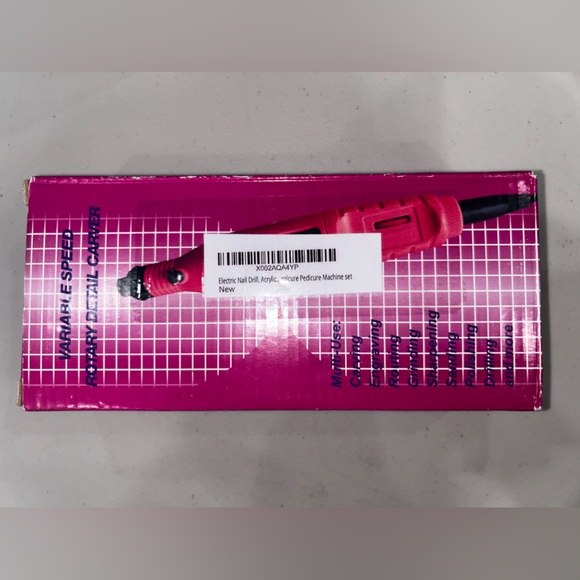 Electric Nail Drill Set in Pink - Picture 4 of 4